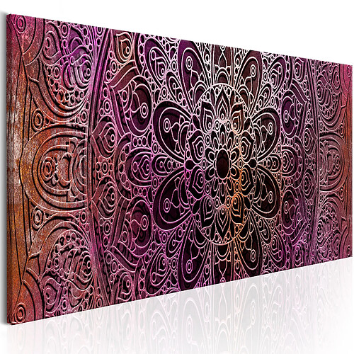 Artgeist Tableau - Mandala: Amethyst Energy [120x40]