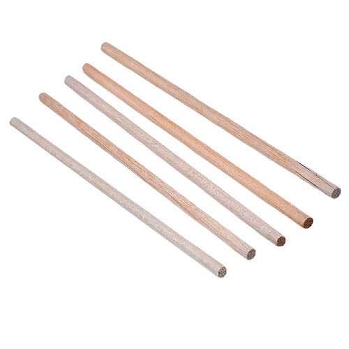 5 Pcs 8 * 250mm Artisanat Bâtons Ronde Balsa Bois Bar Hobby Modèle DIY