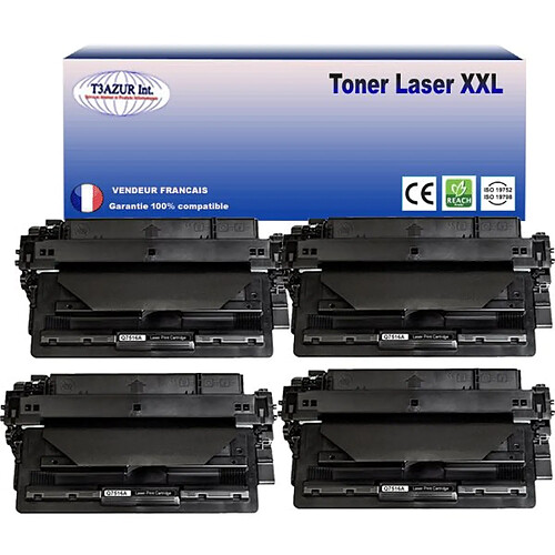 T3Azur 4 Toners compatibles pour HP Laserjet 5200L, 5200N, 5200TN