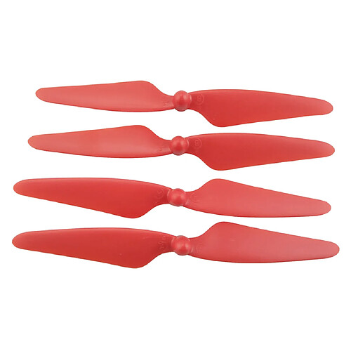 4 pièces cw / ccw hélices pour mjx b3 rc drone quadcopter pièces rouge