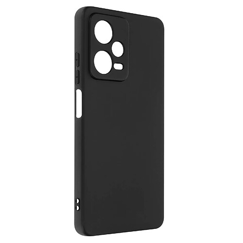 Avizar Coque pour Xiaomi Redmi Note 12 Pro et 12 Pro Plus Silicone Anti-traces noir