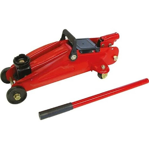 Carpoint Cric de type rouleur 2000 kg Rouge