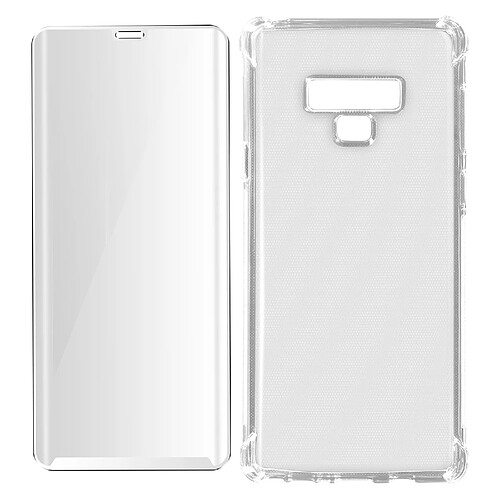 Avizar Pack Protection Samsung Galaxy Note 9 Coque Souple et Verre Trempé transparent