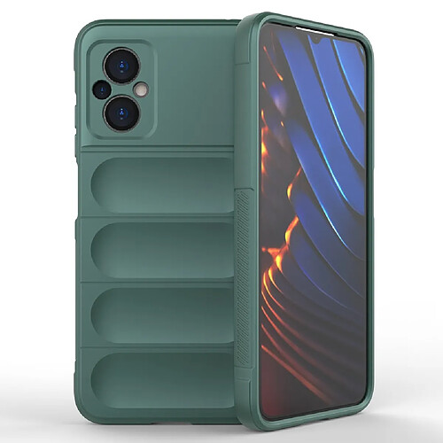 Coque en TPU anti-rayures pour votre Xiaomi Poco M4 5G/4G - vert