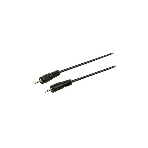 Alpexe Câble audio stéréo 2.5 M - 2.5 M 2,5 mm mâle - 2,5 mm mâle 1.00 m Noir