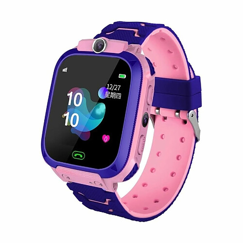 Enfants Montre Intelligente Téléphone Étanche Lbs Smartwatch Enfants Positionnement Appel 2G Rose