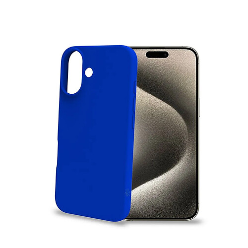 Protection pour téléphone portable Celly IPHONE 16 Bleu Apple