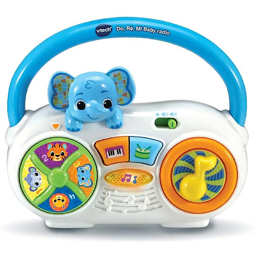 VTech Baby Radio Do, ré, mi de 6 mois a 3 ans bleu blanc