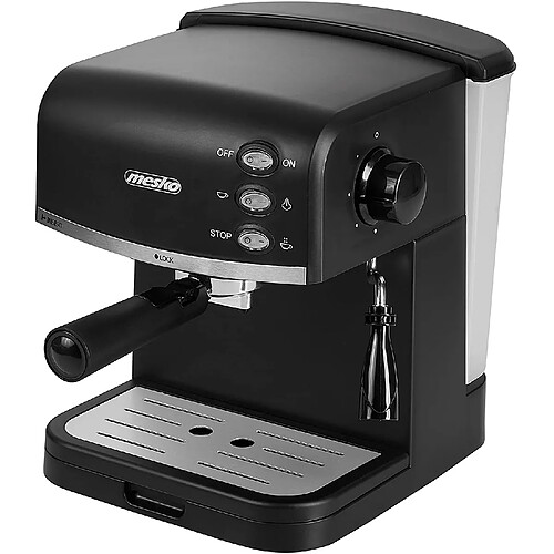 Mesko machine à expresso de 15 bars 850W gris noir