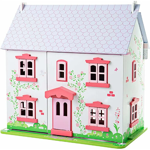 Bigjigs Toys Jeu en bois - Chalet Rose