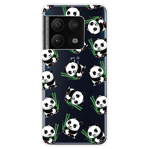 Coque en TPU anti-chocs, pandas pour votre OnePlus 10 Pro