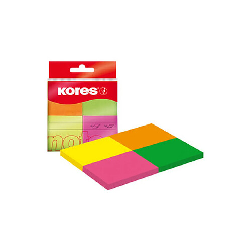 Kores Marque-pages en papier, 40 x 50 mm, ()