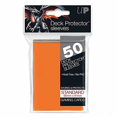 Jeu de cartes Ultra Pro Sleeves 50 D12 (Orange)