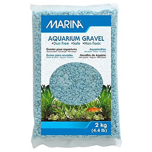 Gravillons Décoratifs MARINA Différentes Couleurs Bleu ciel,