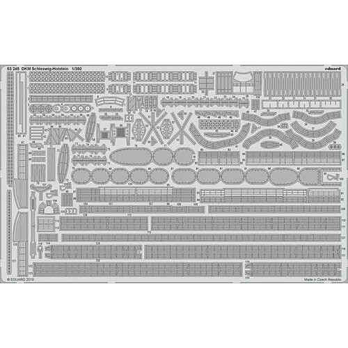 DKM Schleswig - Holstein for Trumpeter - 1:350e - Eduard Accessories