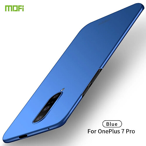 Wewoo Coque Rigide Étui ultra-mince pour PC One Plus7 Pro bleu