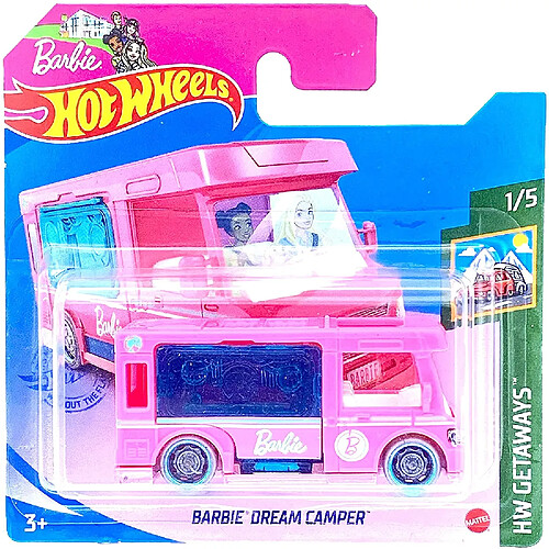 Hot Wheels Barbie Dream Camper HW Getaways 1/5