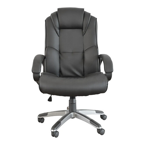 Dansmamaison Fauteuil de bureau avec roulettes Noir - DESKI