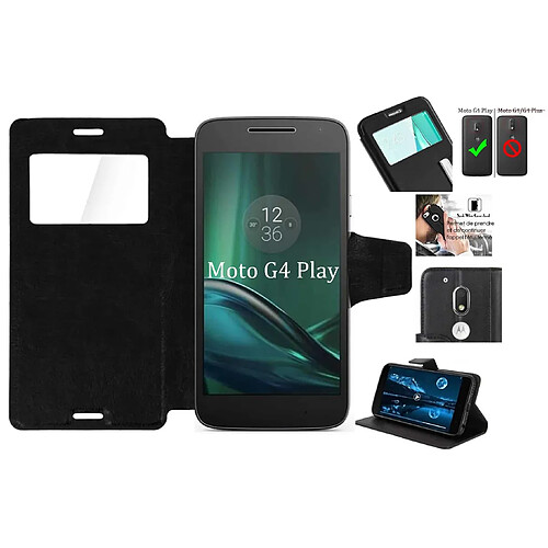 Ipomcase Coque Etui LENOVO MOTOROLA MOTO G4 Play