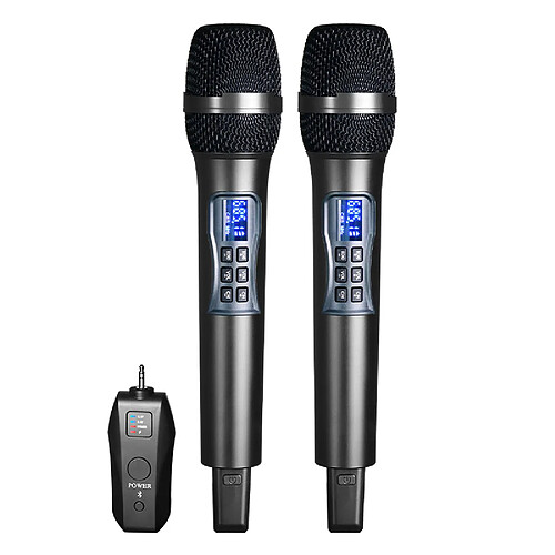 INF Microphone sans fil avec récepteur, pack de 2