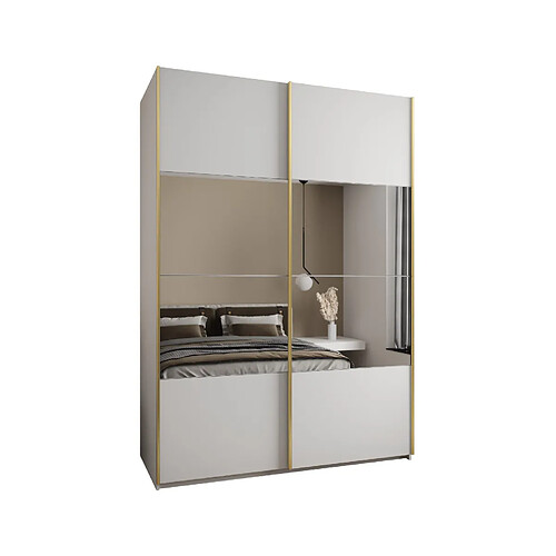 Abiks Meble Armoire à portes battantes Lux 4 245,5/180/64 2 portes