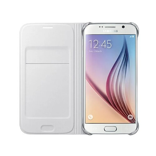 Étui folio ''Flip Wallet'' pour Samsung Galaxy S6 - Blanc