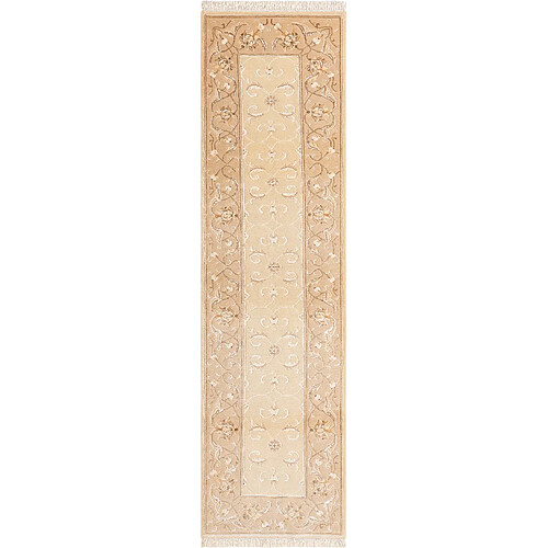 Vidal Tapis de couloir en laine 290x81 beige Darya