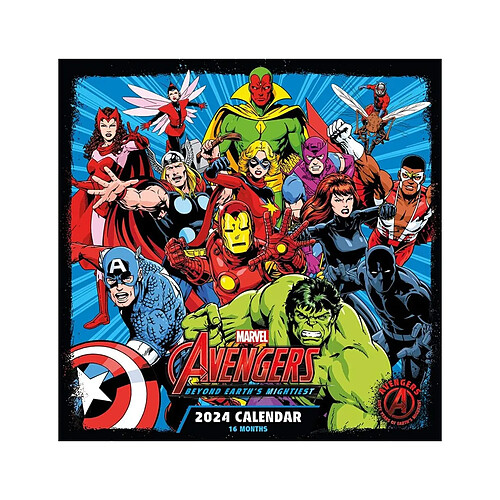 Pyramid International Marvel - Calendrier 2024 Avengers