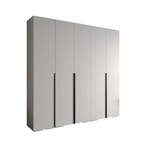 Abiks Meble Armoire Inova 1 À Portes Battantes 236,7/250/47 5 Portes (bianco/nero)