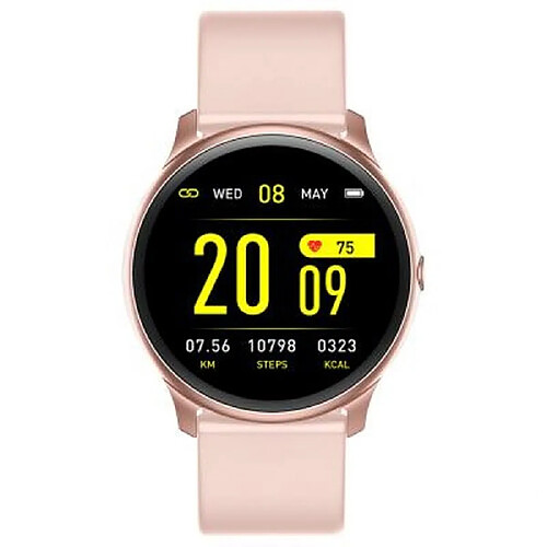 Maxcom Montre Connectée FW32 IP67 avec Moniteur de Fréquence Cardiaque et de Sommeil Rose