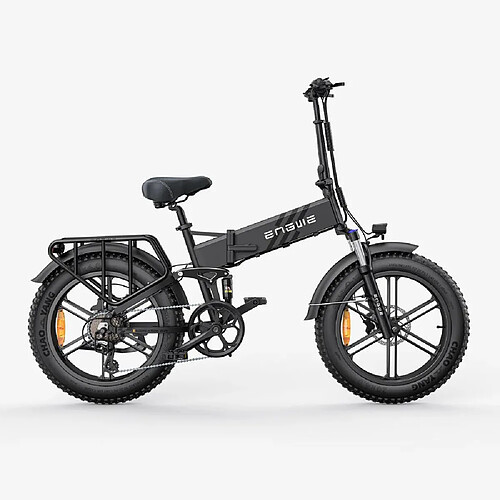 Vélo Électrique Pliant Engwe Engine Pro 2.0 - Pneus 20 Pouces 750W Moteur 52V16Ah Batterie Autonomie 110KM - Noir