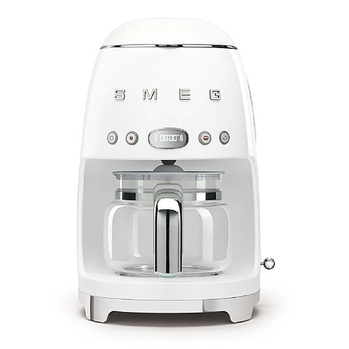 Cafetière filtre programmable 10 tasses 1050w blanc - dcf02wheu - SMEG