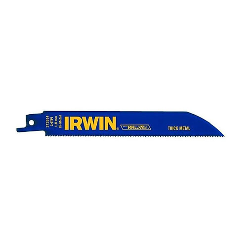 IRWIN Lot de 5 lames de scie sabre - Pour métal - 818R - 18 TPI - 200 mm