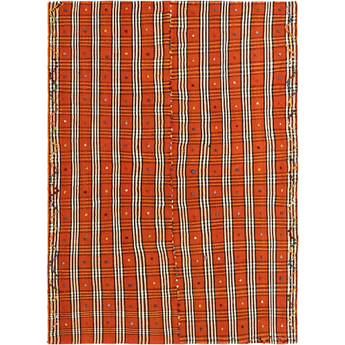 Vidal Tapis de laine 197x143 orange Jajim