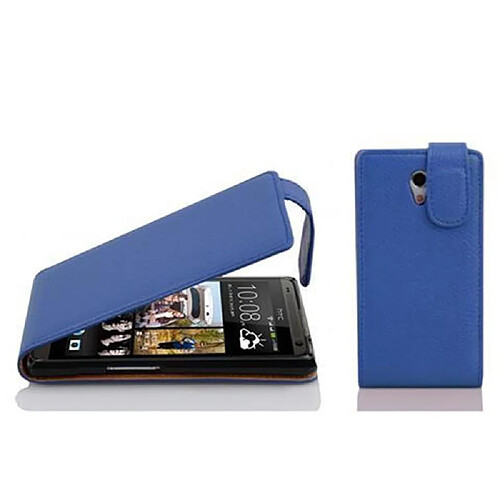 Cadorabo Coque HTC Desire 700 Etui en Bleu