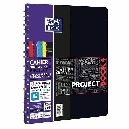 OXF PROJECTBOOK A4+ 200P SEY 400037408