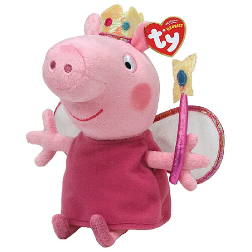 Ty Princess Peppa - peppa pig petite peluche 16cm