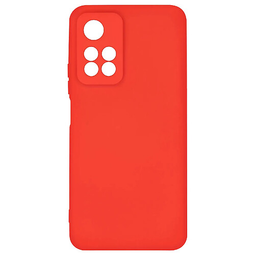 Avizar Coque Redmi Note 11 Pro Plus Silicone Semi-rigide Soft-touch rouge