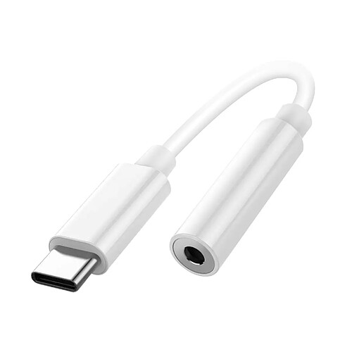 Adaptateur Audio USB type-C vers Jack 3.5mm Son de qualité Original Apple Blanc