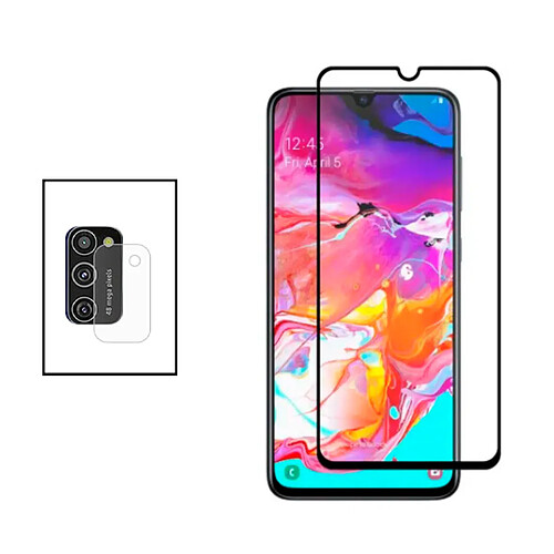 PHONECARE Kit Film Caméra Arrière + Film de Verre Trempé 5D Full Cover pour Samsung Galaxy M21