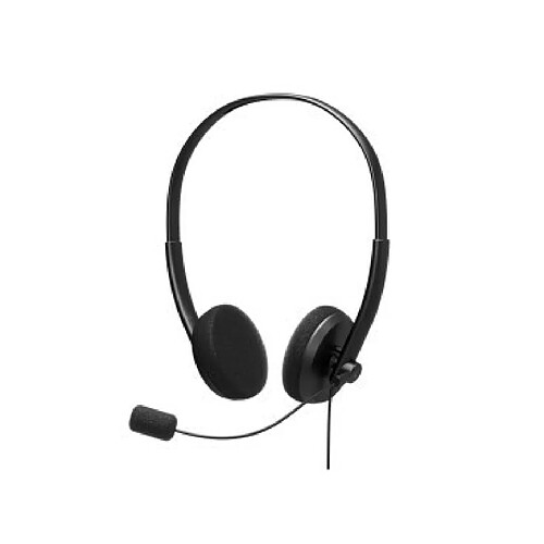 PORT Designs 901604 - Casque - Arceau - Bureau/Centre d'appels - Noir - Binaural - Volume + - Volume +