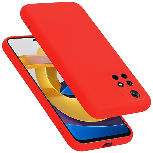 Cadorabo Coque Xiaomi POCO M4 PRO 5G Etui en Rouge