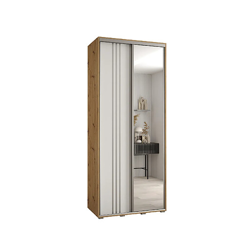 Abiks Meble Armoire DAVOS 7 À Portes Coulissantes 235,2/120/45 2 Portes