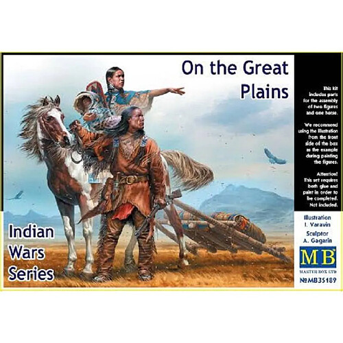 Master Box Figurine Mignature Indian Wars Series On The Great Plains