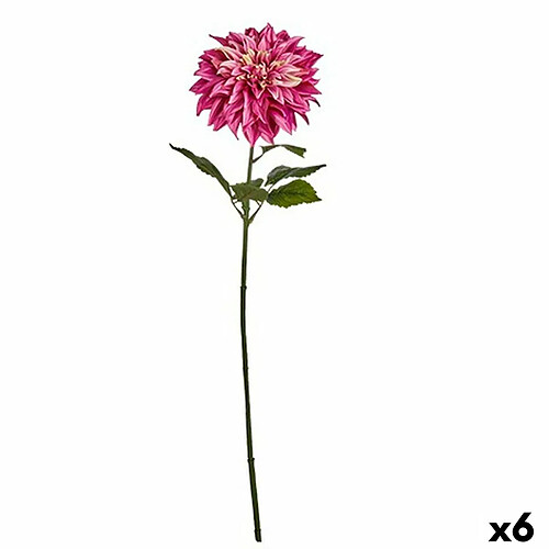 Ibergarden Fleur décorative Dahlia Fuchsia 16 x 74 x 16 cm (6 Unités)