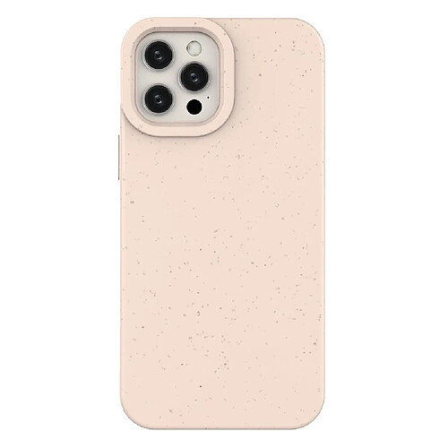 Ozzzo coque eco coque pour iphone 12 pro max housse en silicone housse de telephone rose