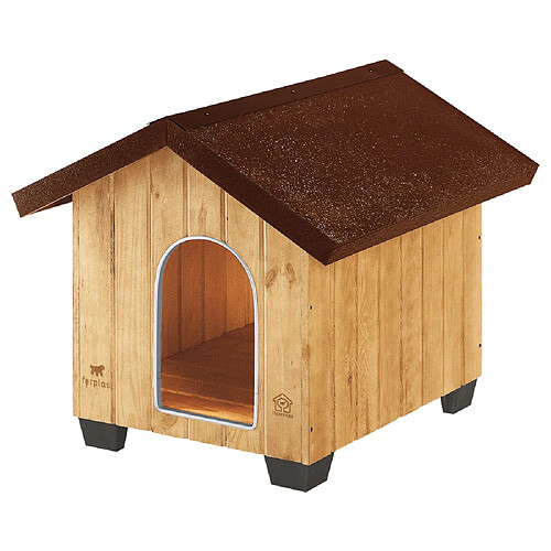 Ferplast Niche pour chiens Domus Medium Bois 73x85x67,5 cm 87002000