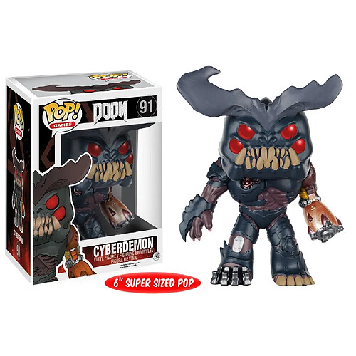 Funko Doom Super Sized POP! Games Vinyl Figurine Cyberdemon 15 cm