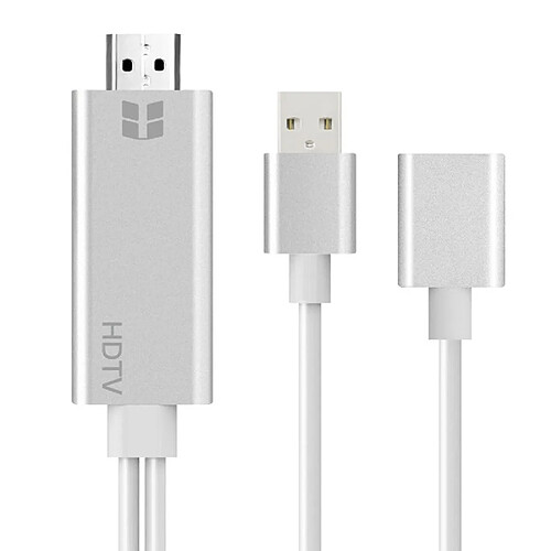 Wewoo Onten 7562 Câble adaptateur USB femelle vers téléphone HDMI vers HDTV pour iPhone / Android