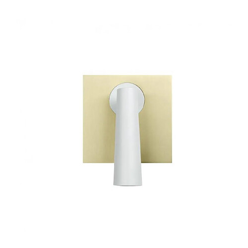 Leds C4 Applique avec liseuse Gamma Aluminium blanc 13 Cm